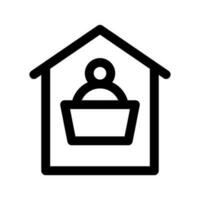 Teleworking Icon Vector Symbol Design Illustration