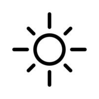 Brightness Icon Vector Symbol Design Illustration