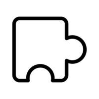 Puzzle Icon Vector Symbol Design Illustration