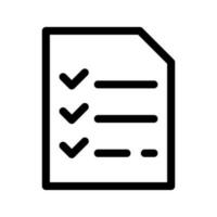 List Icon Vector Symbol Design Illustration