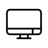 Monitor Icon Vector Symbol Design Illustration