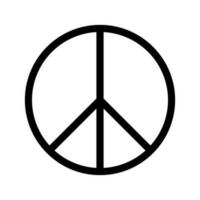 Peace Icon Vector Symbol Design Illustration