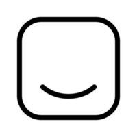 Smile Face Icon Vector Symbol Design Illustration