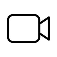 Video Camera Icon Vector Symbol Design Illustration