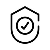 seguro pago icono vector símbolo diseño ilustración
