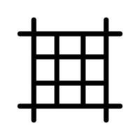 Grid Icon Vector Symbol Design Illustration