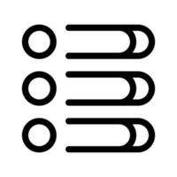 List Icon Vector Symbol Design Illustration