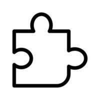 Puzzle Icon Vector Symbol Design Illustration