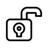 Unlock Icon Vector Symbol Design Illustration