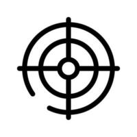 Target Icon Vector Symbol Design Illustration