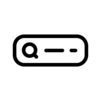 Search Bar Icon Vector Symbol Design Illustration