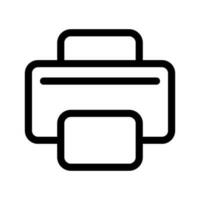 Printer Icon Vector Symbol Design Illustration