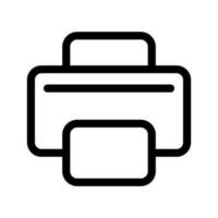 Printer Icon Vector Symbol Design Illustration