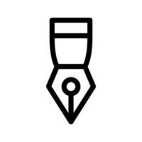 Ink Pen Icon Vector Symbol Design Illustration