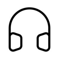 Headphone Icon Vector Symbol Design Illustration