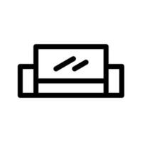 Sofa Icon Vector Symbol Design Illustration