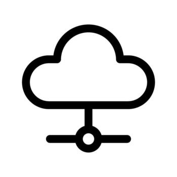 base de datos icono vector símbolo diseño ilustración