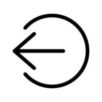 Exit Icon Vector Symbol Design Illustration
