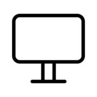 Monitor Icon Vector Symbol Design Illustration