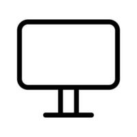 Monitor Icon Vector Symbol Design Illustration