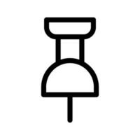 Push Pin Icon Vector Symbol Design Illustration
