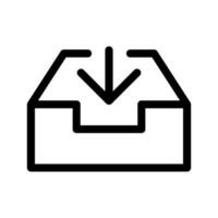 Inbox Icon Vector Symbol Design Illustration