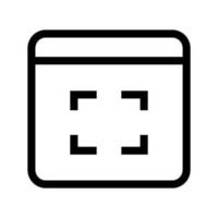Screenshoot Icon Vector Symbol Design Illustration