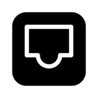 Inbox Icon Vector Symbol Design Illustration