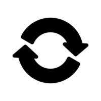 Refresh Icon Vector Symbol Design Illustration