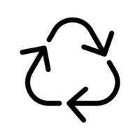 reciclar icono vector símbolo diseño ilustración