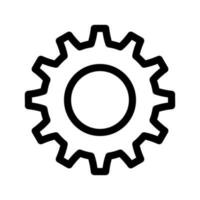 Gear Icon Vector Symbol Design Illustration