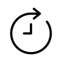 limitado hora icono vector símbolo diseño ilustración