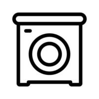 Washing Machine Icon Vector Symbol Design Illustration