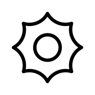Sun Icon Vector Symbol Design Illustration