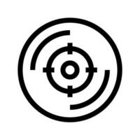 Target Icon Vector Symbol Design Illustration