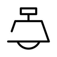 Ceiling Light Icon Vector Symbol Design Illustration