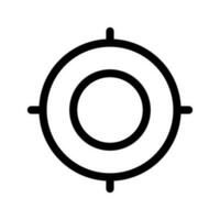 objetivo icono vector símbolo diseño ilustración
