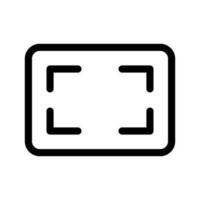 Aspect Ratio Icon Vector Symbol Design Illustration