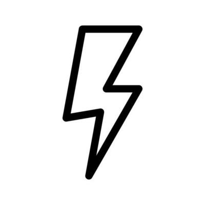 Flash Icon Vector Symbol Design Illustration