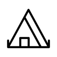 Tent Icon Vector Symbol Design Illustration