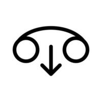 Outcoming Call Icon Vector Symbol Design Illustration