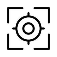 Focus Icon Vector Symbol Design Illustration