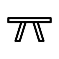 Table Icon Vector Symbol Design Illustration