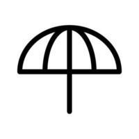 Umbrella Icon Vector Symbol Design Illustration