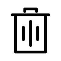 Trash Icon Vector Symbol Design Illustration