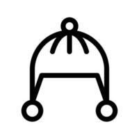 gorro icono vector símbolo diseño ilustración