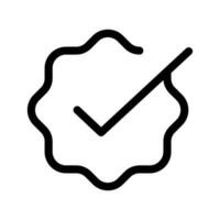 Verify Icon Vector Symbol Design Illustration