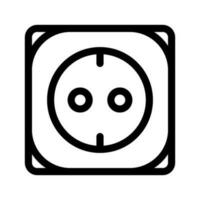 Socket Icon Vector Symbol Design Illustration