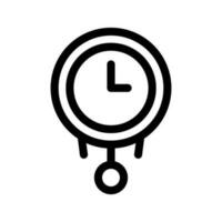 hipnosis reloj icono vector símbolo diseño ilustración