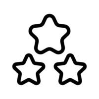 Stars Icon Vector Symbol Design Illustration